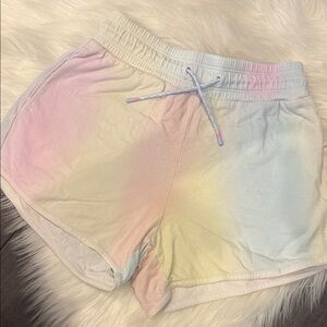 Athleta Girl tie dye Cotton Drawstring Shorts - Size M (8/10) - READ